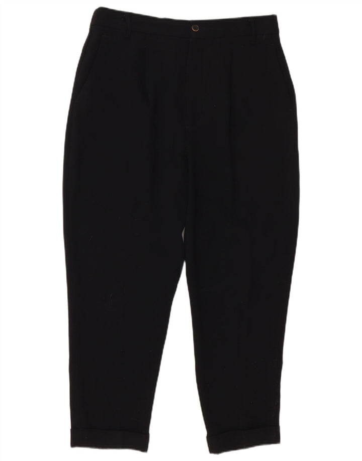 Женские зауженные капри Zara Medium W30 L23, черные