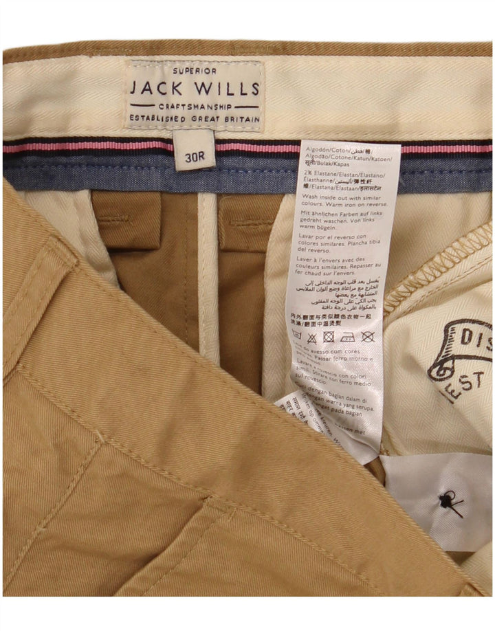 Мужские шорты чинос Jack Wills W30, средний бежевый, хлопок
