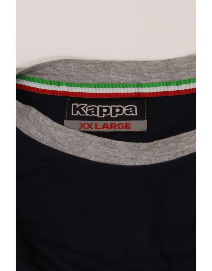 Kappa Мужская футболка Top 2XL Темно-синий