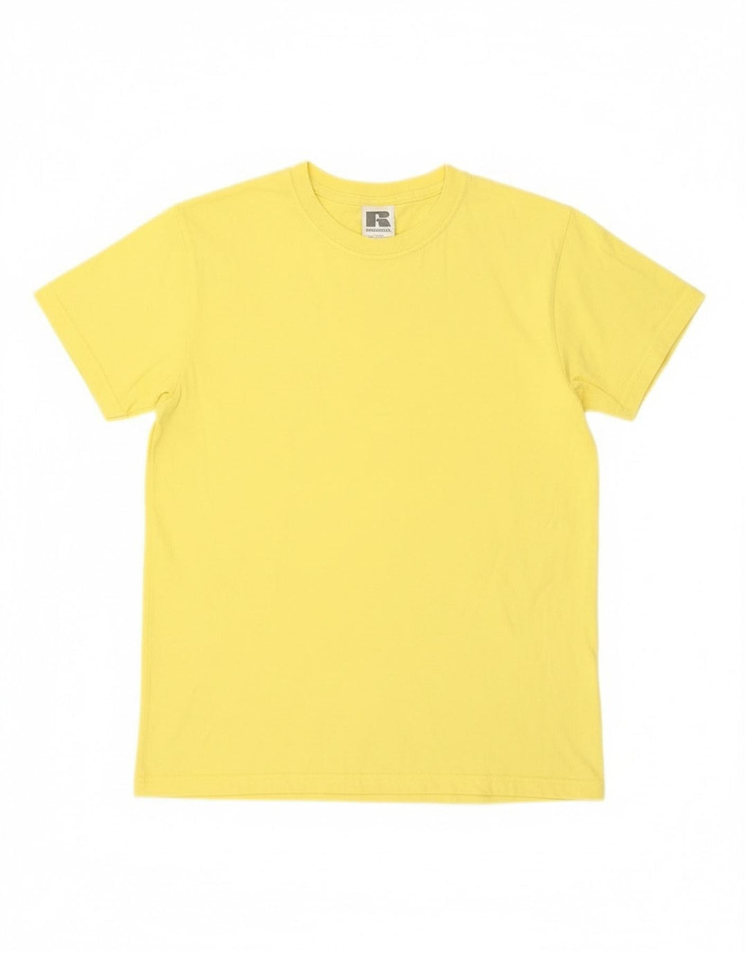 Футболка Russell Athletic для мальчиков, топ 11–12 лет, желтый хлопок