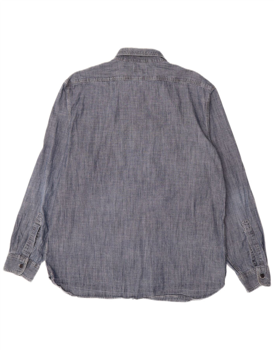 DOCKERS Мужская рубашка, большая, темно-синяя