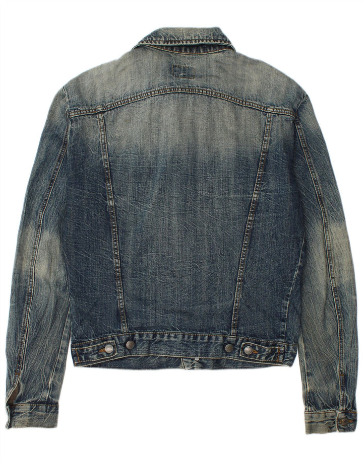 Мужская джинсовая куртка CALVIN KLEIN JEANS UK 38, средний синий хлопок