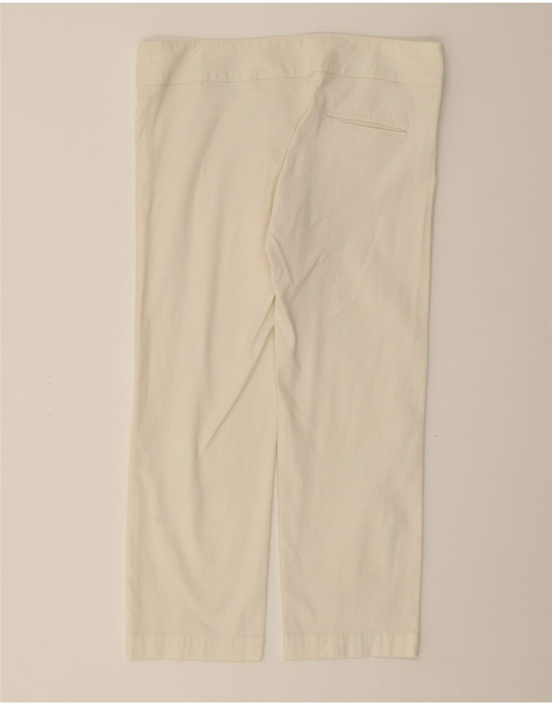LACOSTE Womens Straight Casual Trousers Size 40 Medium W32 L23 Beige Vintage Lacoste and Second-Hand Lacoste from Messina Hembry 