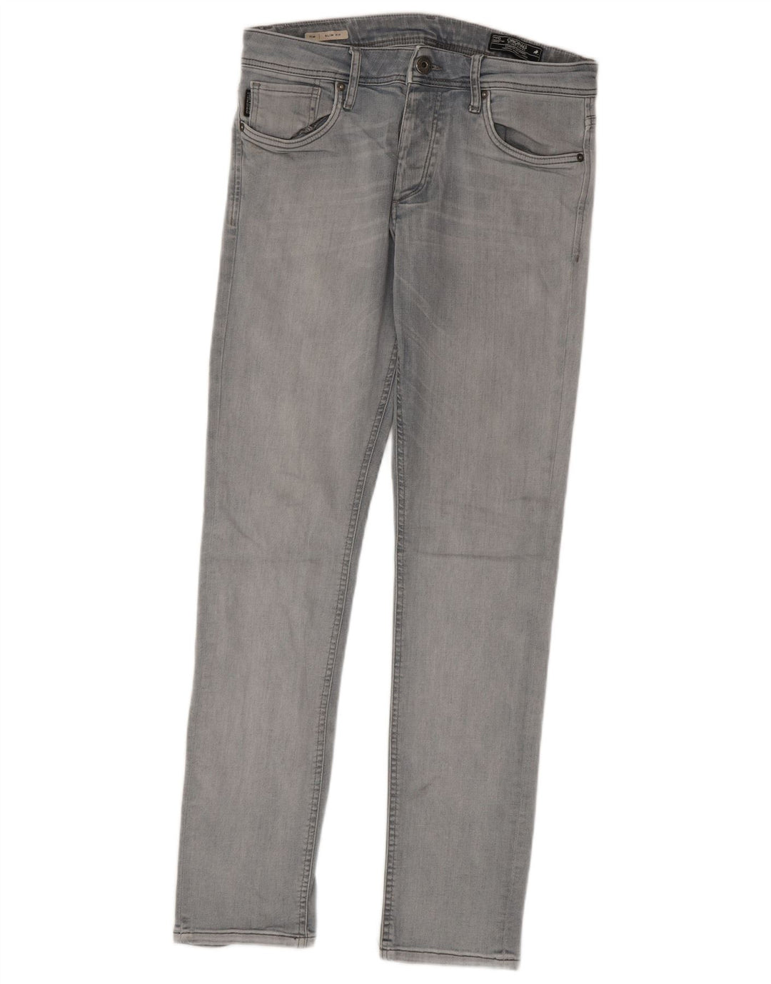 Мужские джинсы Jack & Jones Tim Slim W31 L32, серый хлопок