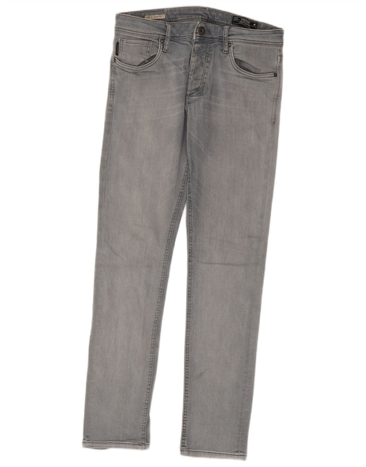 Мужские джинсы Jack & Jones Tim Slim W31 L32, серый хлопок