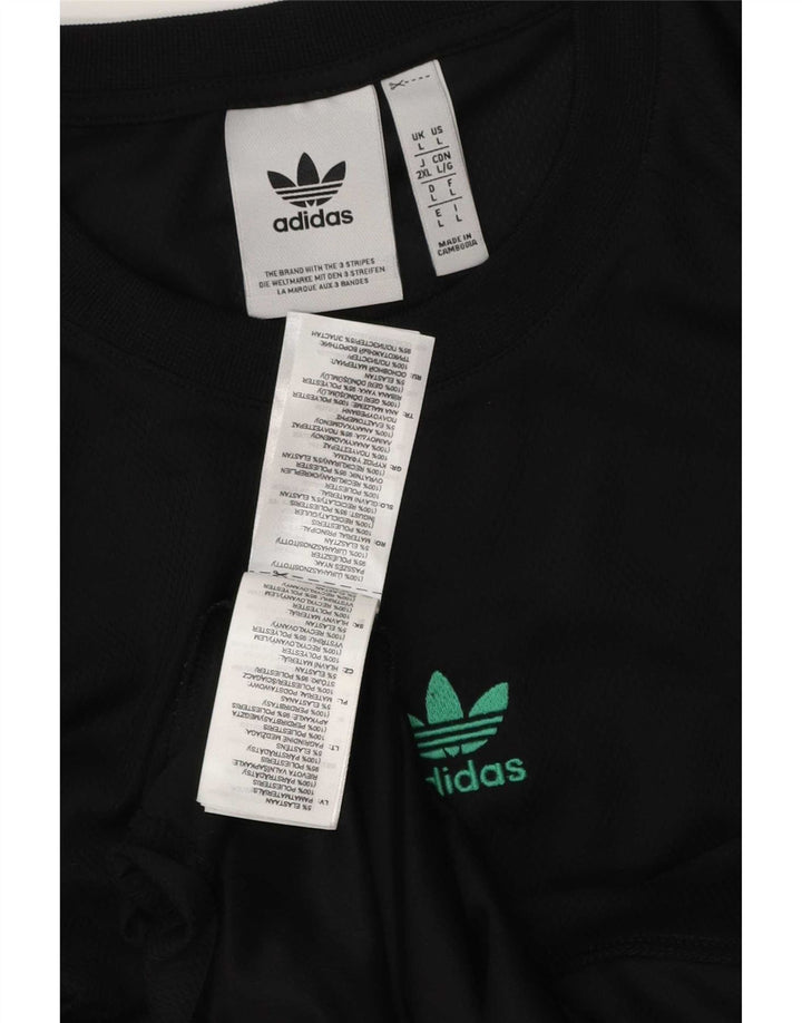 Мужская футболка Adidas Top Large Black Argyle/Diamond Polyester