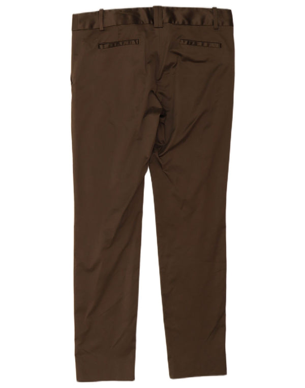 Женские брюки-чиносы Zara EU 40 Medium W30 L28 Хаки, полиэстер