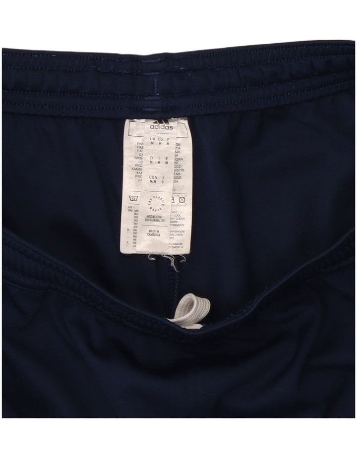 Мужские спортивные шорты Adidas Aeroready среднего размера, темно-синие, полиэстер, спортивные
