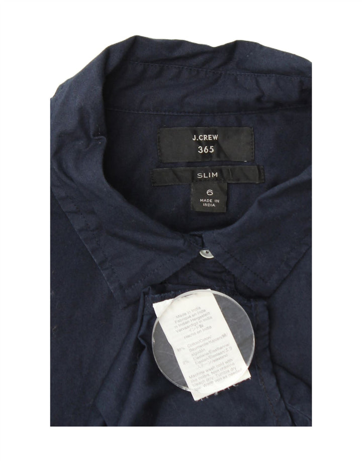 Женская рубашка узкого кроя J. Crew 365, США 6, средний темно-синий, хлопок