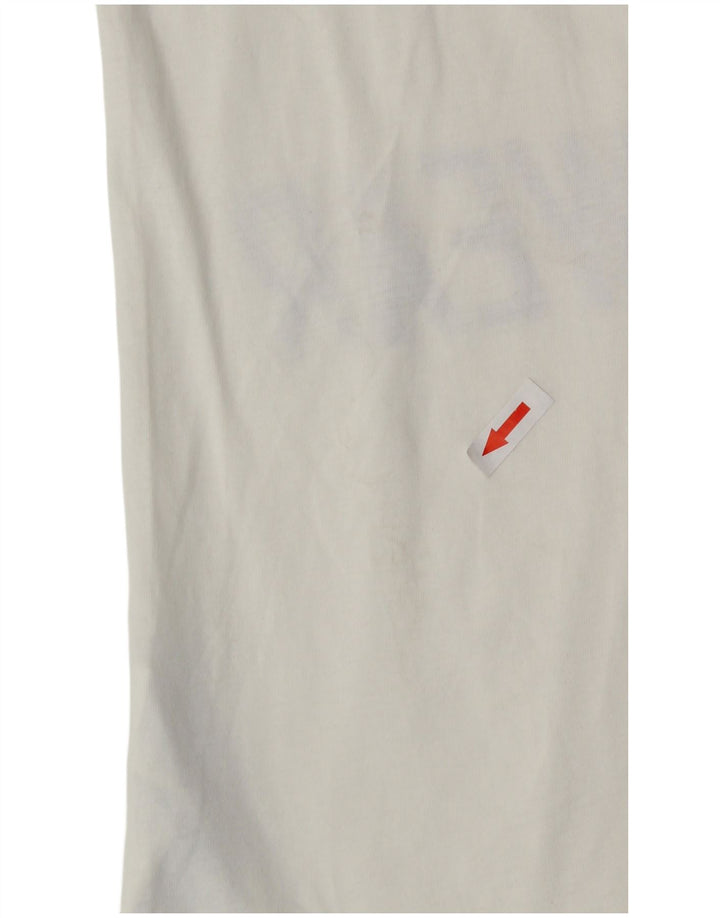 Женская футболка с рисунком Nike Top UK 16, большой размер, белый хлопок, хлопок