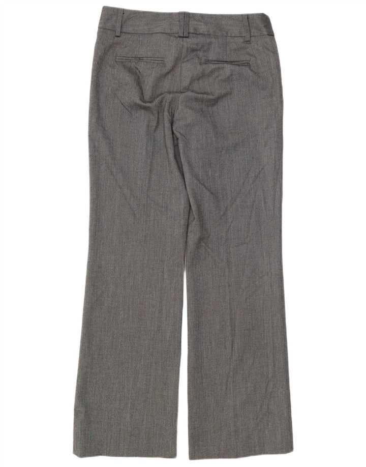 Женские прямые костюмные брюки Zara EU 38, маленькие W28 L31, серый полиэстер