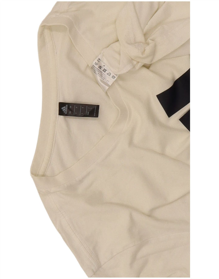 Мужская футболка с рисунком Adidas Top Medium White