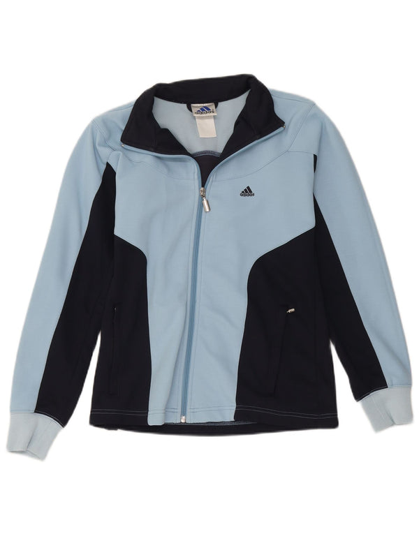 Женский спортивный костюм Adidas Top Jacket UK 12 Medium Navy Blue Colorblock