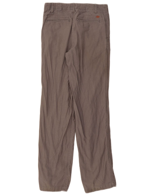 Мужские прямые брюки-чиносы Dockers W29 L32, серые, хлопковые