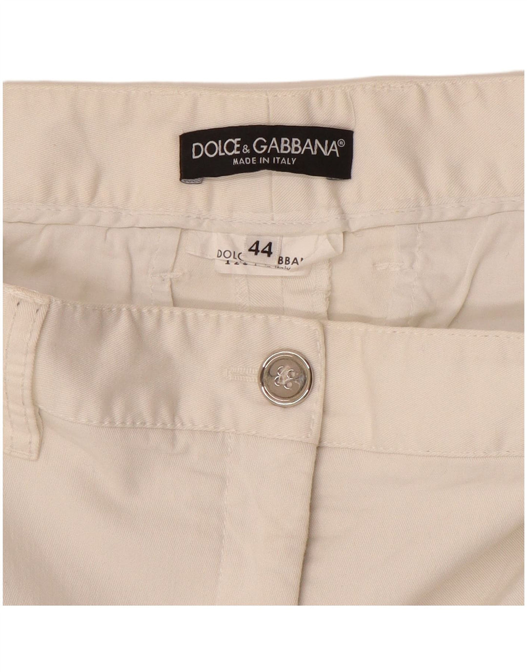 Dolce & Gabbana Женские шорты карго IT 44 Medium W32 Белые