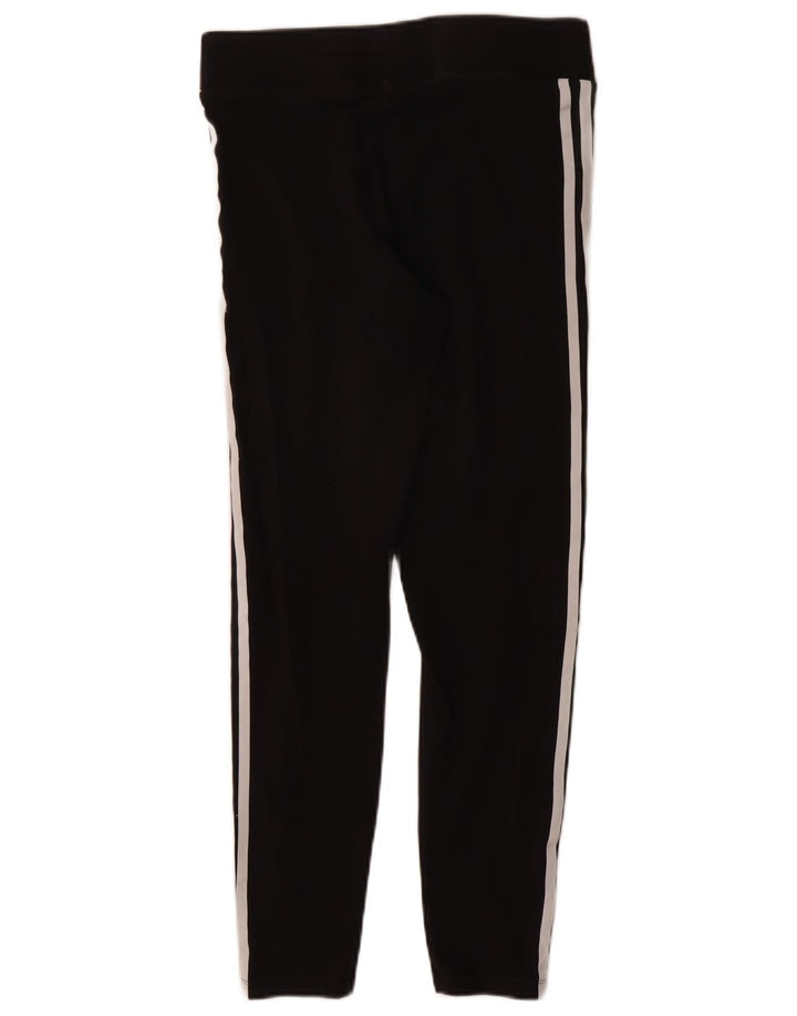 Женские леггинсы ADIDAS UK 12, хлопковые, средние, черные