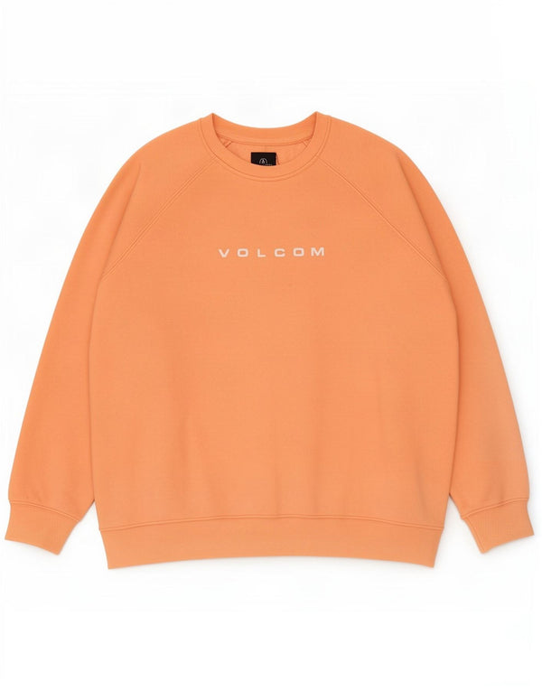Volcom Женский свитер с рисунком UK 20 2XL Оранжевый хлопок