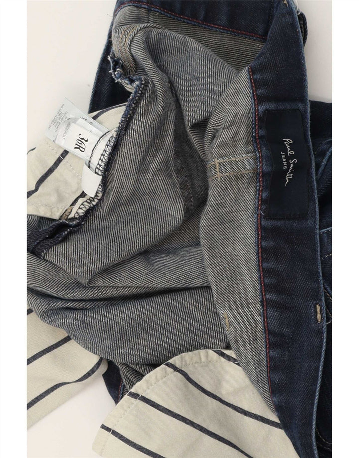 Мужские узкие джинсы Paul Smith W36 L30, темно-синий хлопок