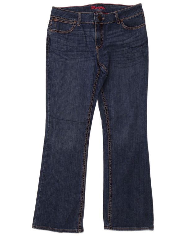 Женские джинсы WRANGLER Bootcut, размер США 11/12, большой размер W32 L32, синий хлопок