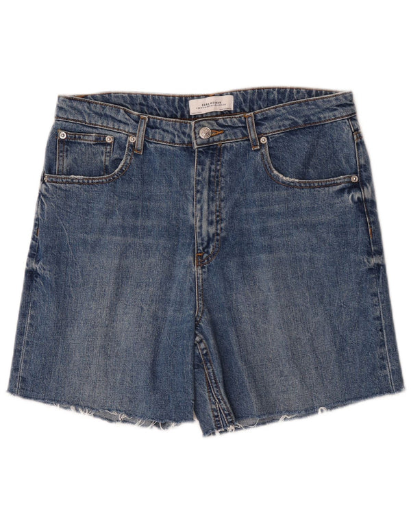 Женские джинсовые шорты Zara EU 40 Medium W30 Синие, хлопок