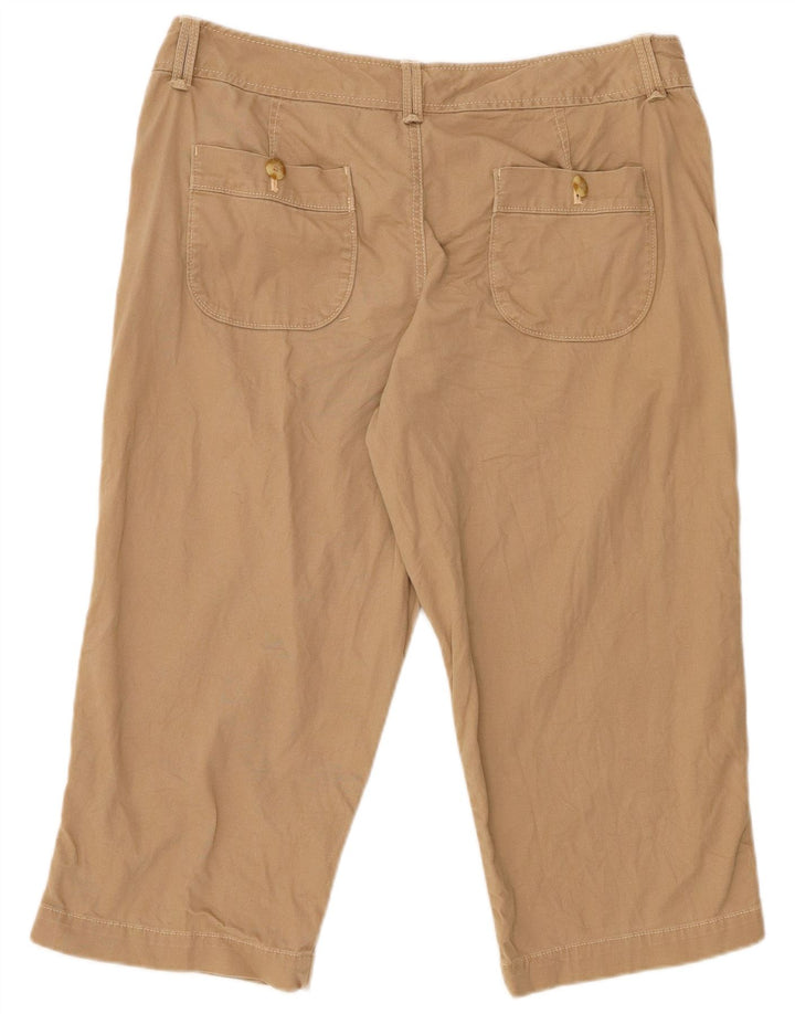 Мужские шорты-бермуды EDDIE BAUER US 12, большие W34, бежевые, хлопок