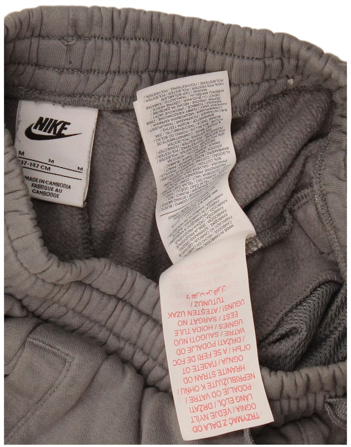 Спортивные шорты NIKE для мальчиков 10–11 лет, серые, хлопковые