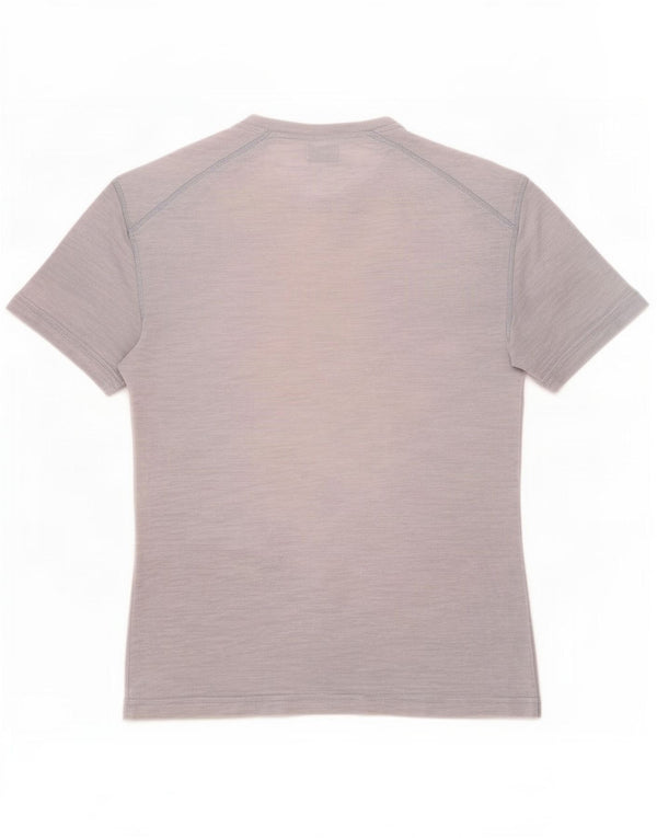 Armani Jeans Mens T-Shirt Top XL Blue Flecked Viscose