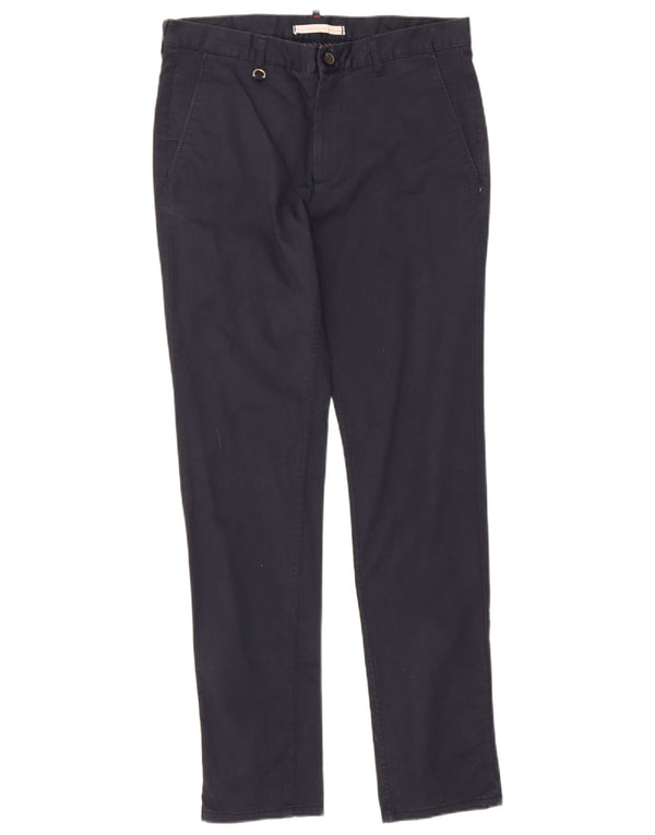 Мужские брюки-чиносы Zara Slim Fit EU 40 Medium W31 L30 Темно-синие, хлопок