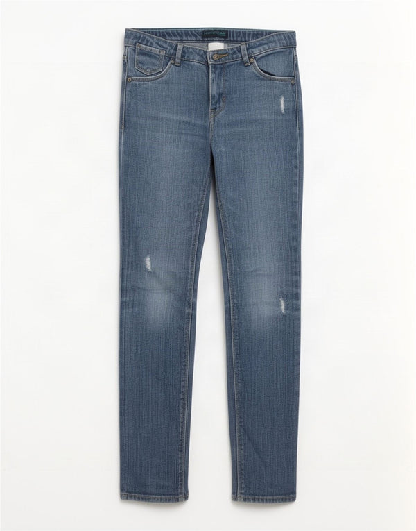 Джинсы Levi's скинни для девочек 9–10 лет W24 L28, синий хлопок