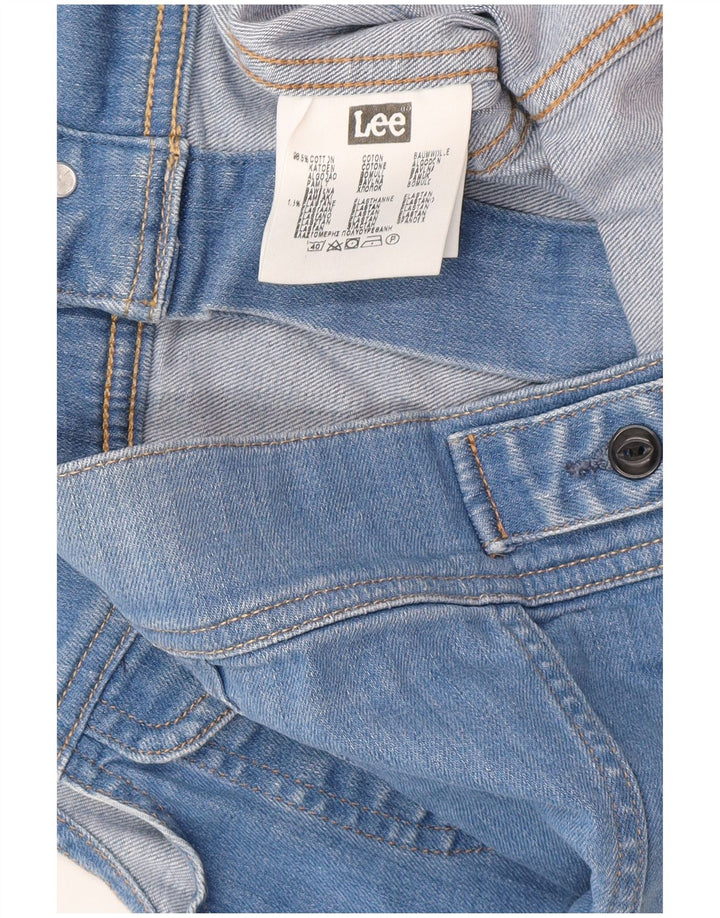Женский джинсовый жилет Lee UK 12, средний синий хлопок