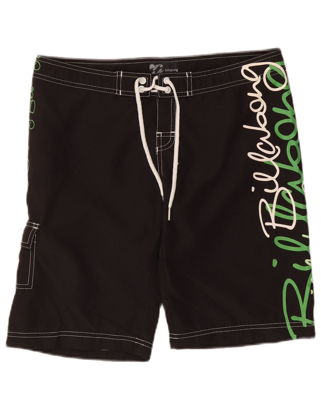 Billabong Мужские шорты для плавания с рисунком, средний черный, полиэстер