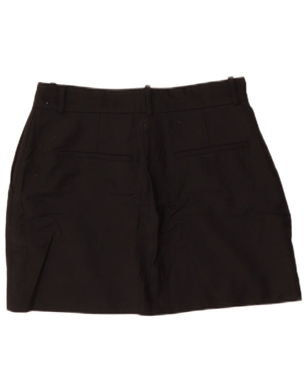 Женская мини-юбка ZARA Medium W28, черный полиэстер