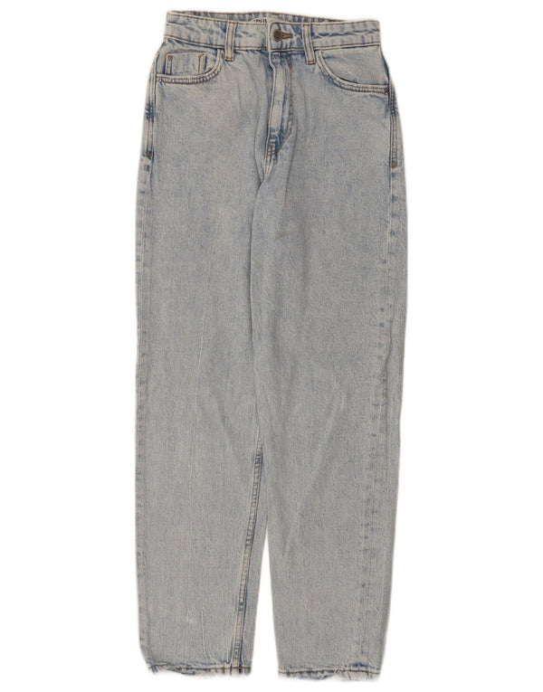 Женские джинсы свободного кроя с высокой талией Zara EU 34 2XS W24 L26 Синий