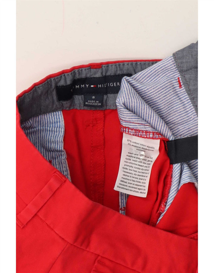 Женские шорты чинос Tommy Hilfiger US 8 Medium W30 Красный хлопок