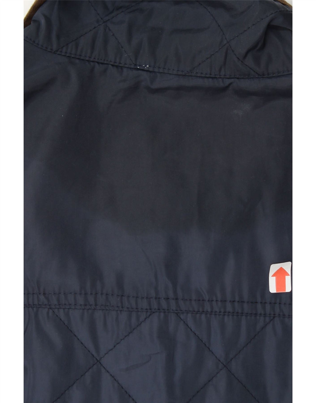 CREW CLOTHING Mens Quilted Jacket UK 40 Large Navy Blue Polyester Vintage Crew Clothing and Second-Hand Crew Clothing from Messina Hembry 