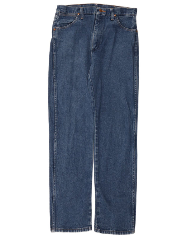 Мужские прямые джинсы Wrangler W32 L34, синие, хлопок