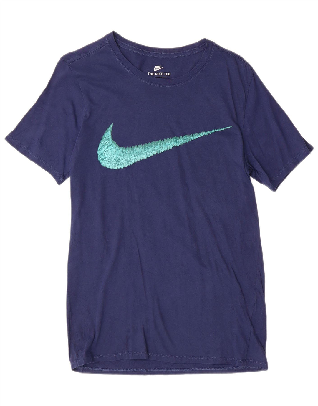 NIKE Mens Graphic T-Shirt Top Small Navy Blue