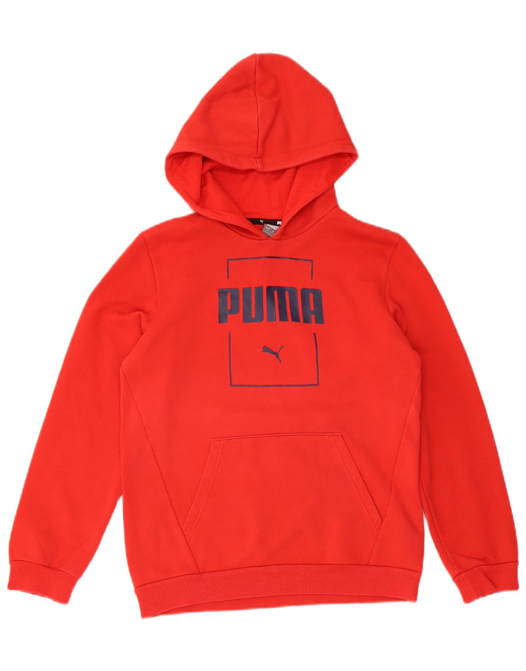 Джемпер с капюшоном Puma для мальчиков 13-14 лет, красный полиэстер