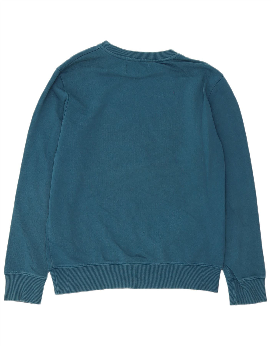 Calvin Klein Jeans Мужской свитшот с рисунком, джемпер, средний синий, хлопок