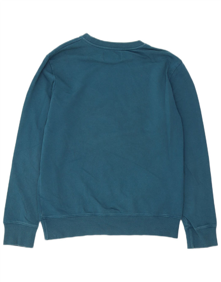 Calvin Klein Jeans Мужской свитшот с рисунком, джемпер, средний синий, хлопок