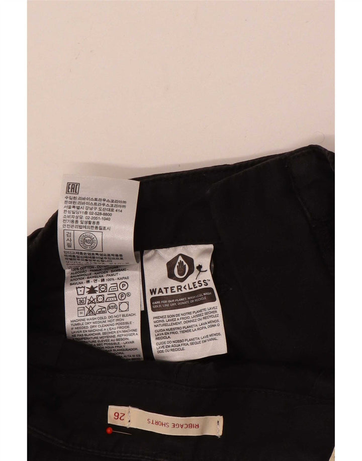 Женские шорты чинос Levi's Ribcage W26, маленькие черные, хлопковые
