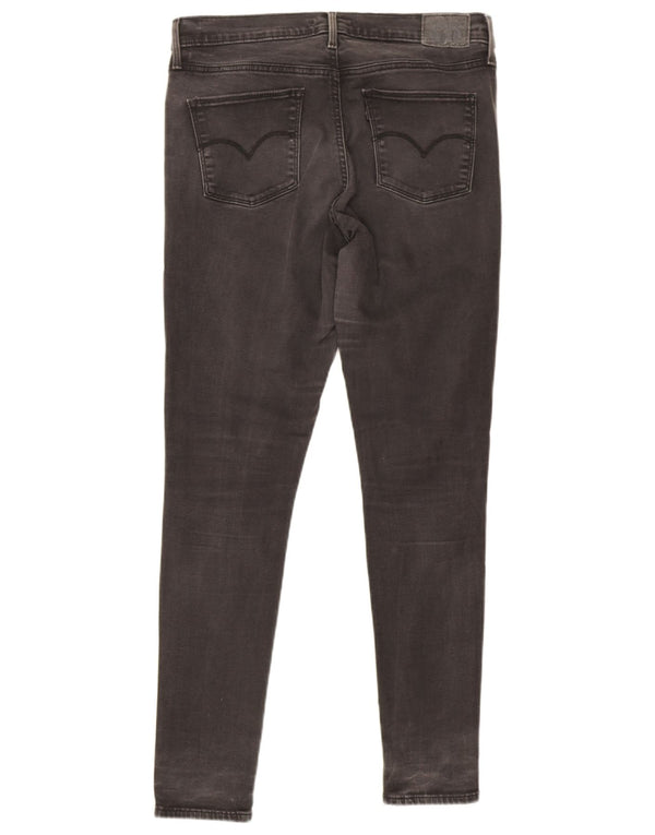 Женские обтягивающие джинсы суперскинни Levi's W32 L30, серые, хлопковые