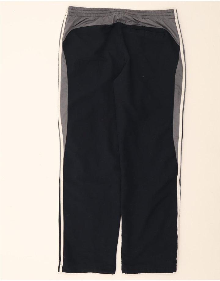 ADIDAS Mens Tracksuit Trousers Medium  Navy Blue Colourblock Polyester Vintage Adidas and Second-Hand Adidas from Messina Hembry 