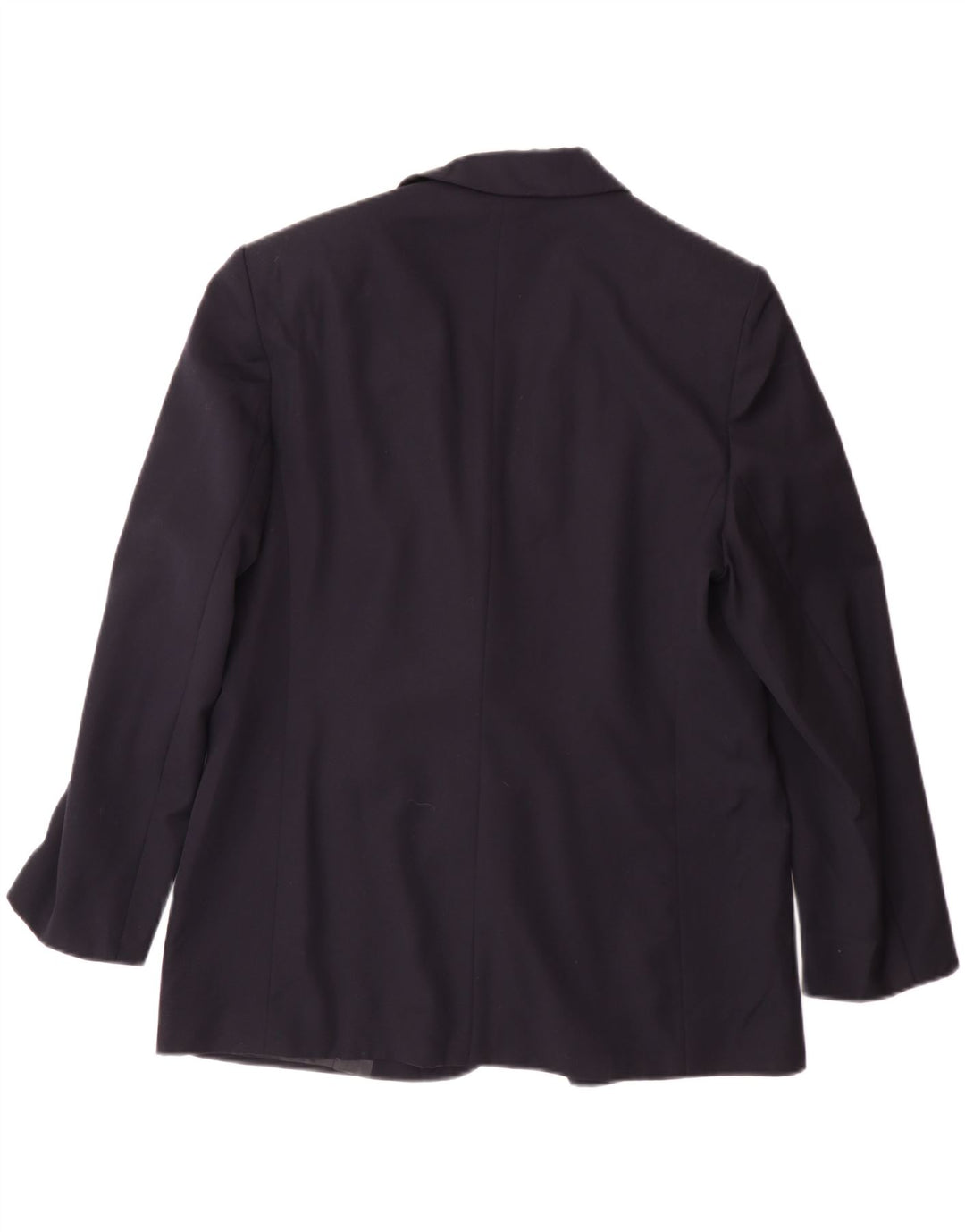 LUISA SPAGNOLI Womens 2 Button Blazer Jacket IT 50 Large Navy Blue Wool