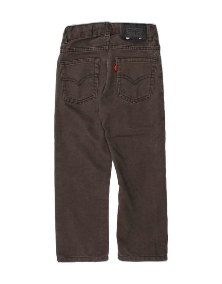 LEVI'S Boys 511 Slim Jeans 4-5 Years W20 L18 Grey Cotton Vintage Levi's and Second-Hand Levi's from Messina Hembry 