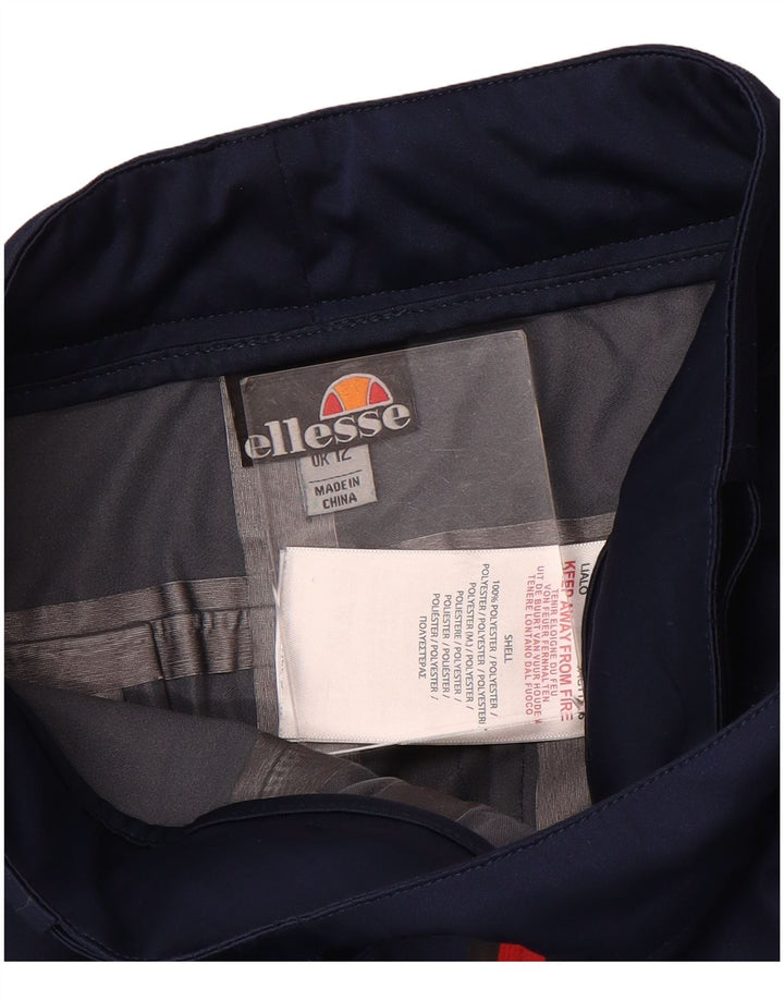 Женские брюки-ветровки Ellesse UK 12, средний темно-синий, полиэстер