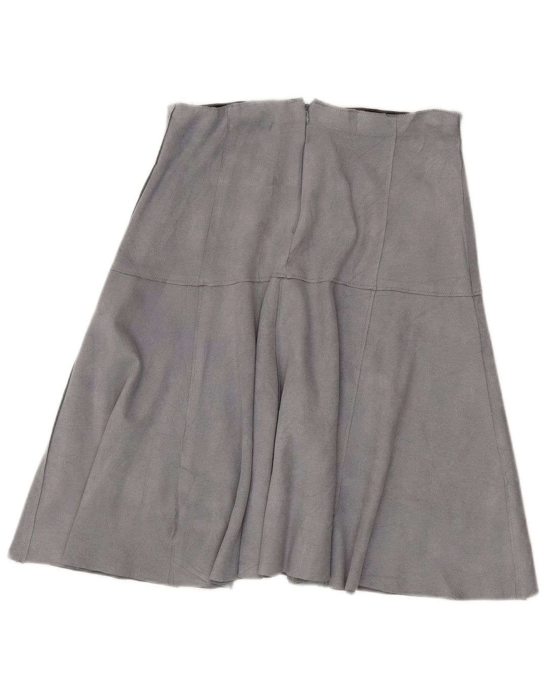 Женская замшевая юбка Zara, большая W30, синяя