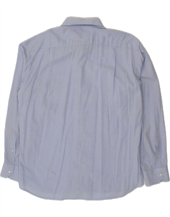 ROCCOBAROCCO Mens Shirt Size 17 43 XL Blue Cotton Vintage Roccobarocco and Second-Hand Roccobarocco from Messina Hembry 