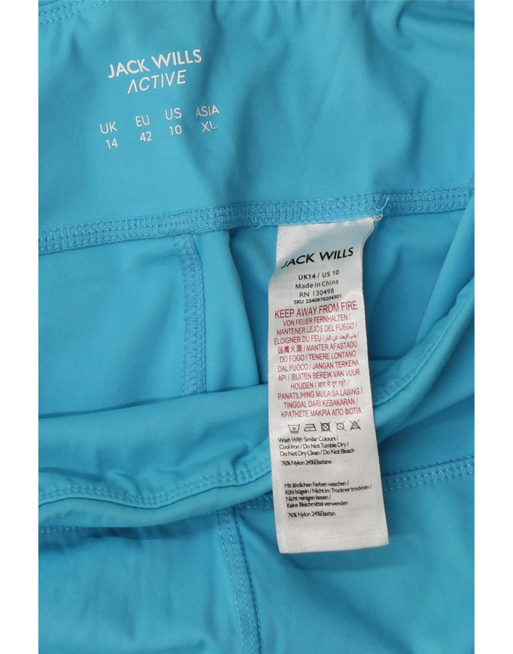 Женские леггинсы JACK WILLS UK 14, полиэстер в большую синюю полоску