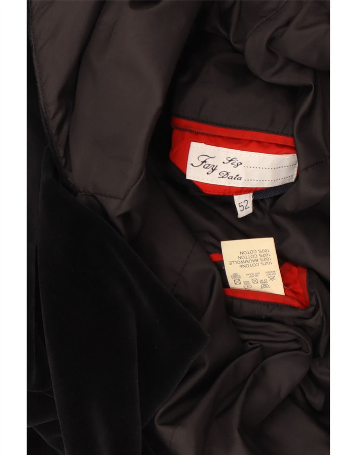 Мужской пиджак FAY на 3 пуговицах IT 52 XL, черный хлопок